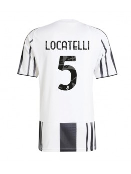 Muži Futbalové oblečenie Juventus Manuel Locatelli #5 2025-26 Krátky Rukáv - Domáci Muži Futbalové oblečenie Juventus Manuel Locatelli #5 2025-26 Krátky Rukáv - Domáci